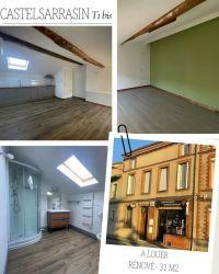 Location - Appartement - 2 pièces - 31 m² - castelsarrasin